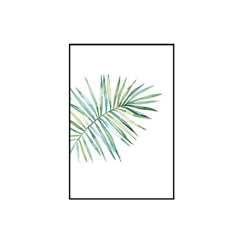 Green Leaves Print Wall Art Decor Textured Surface Countryside Living Room Canvas Clearhalo 'Art Gallery' 'Canvas Art' 'Country Art Gallery' 'French Country' 'Rustic' Arts' 1625678