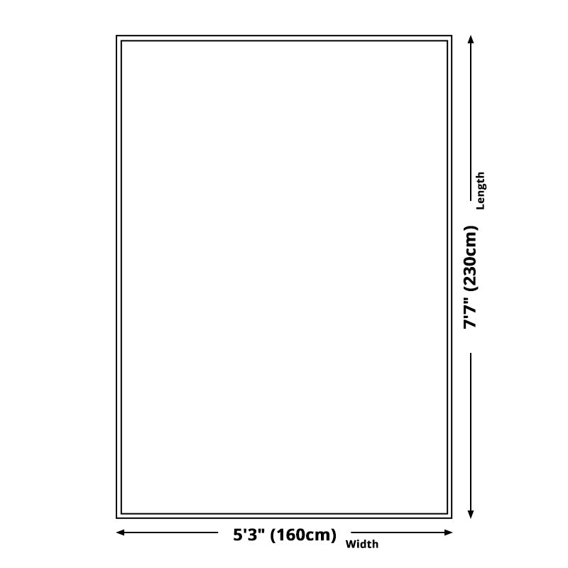 Blue Casual Rug Synthetic Ombre Pattern Rug Washable Non-Slip Backing Carpet for Living Room Clearhalo 'Area Rug' 'Casual' 'Rugs' Rug' 1634529