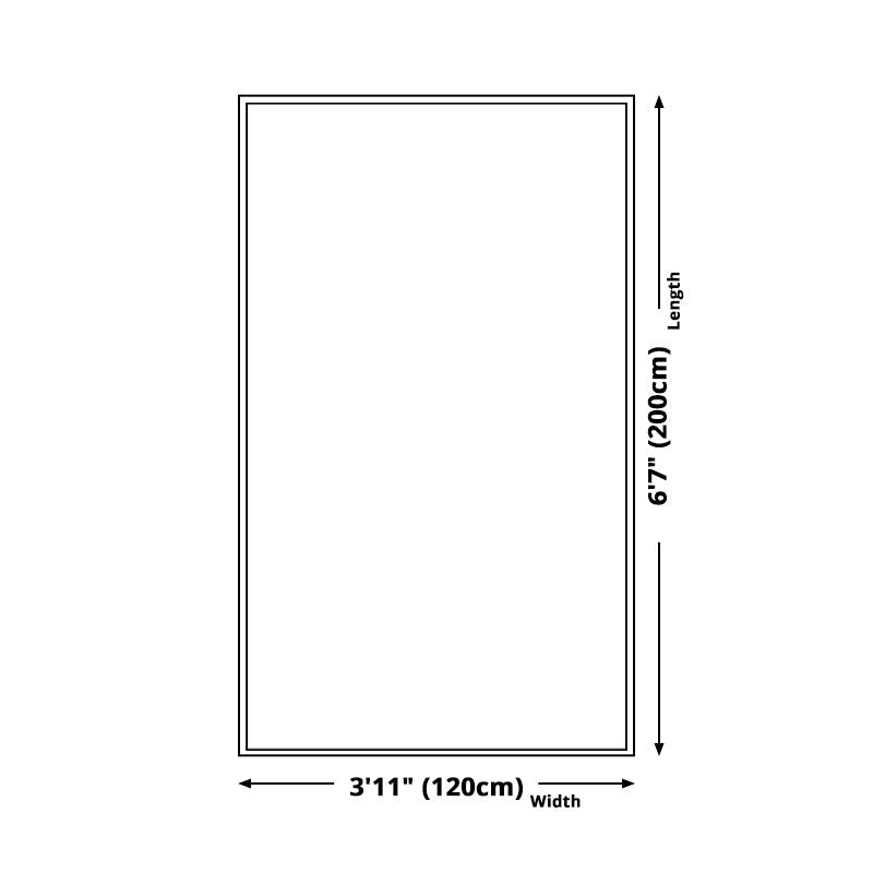 White and Grey Bedroom Rug Casual Plain Area Rug Stain-Resistant Machine Washable Carpet Clearhalo 'Area Rug' 'Casual' 'Rugs' Rug' 1634927