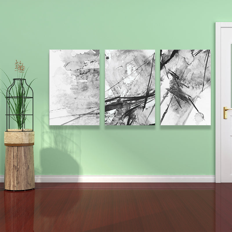 Abstract Spray Paint Art Print Contemporary Canvas Wall Decoration for Living Room Clearhalo 'Art Gallery' 'Canvas Art' 'Traditional' Arts' 1639284