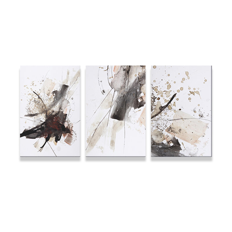 Abstract Spray Paint Art Print Contemporary Canvas Wall Decoration for Living Room Clearhalo 'Art Gallery' 'Canvas Art' 'Traditional' Arts' 1639293