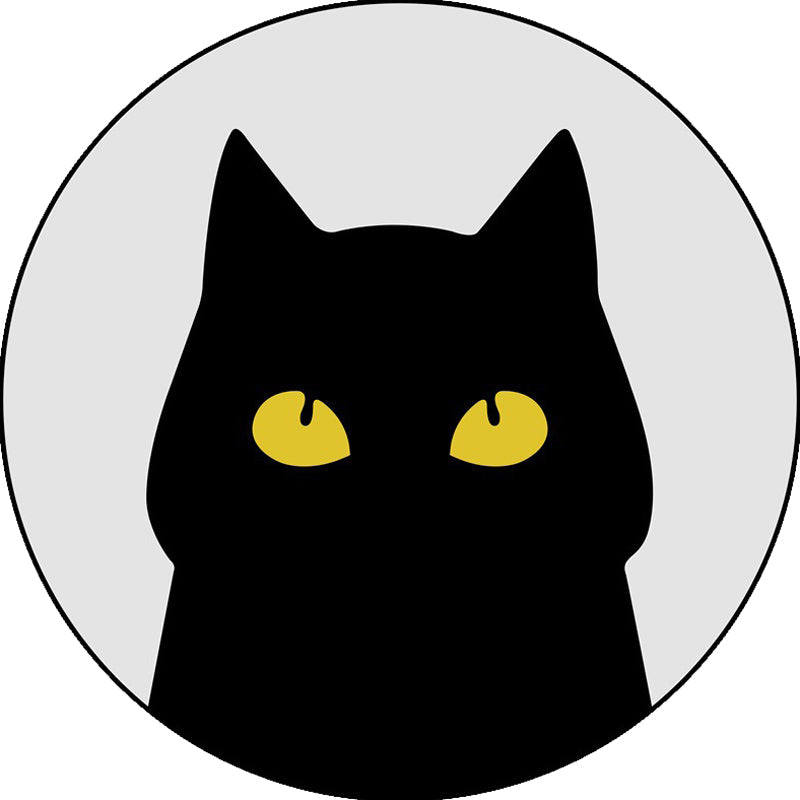 Grey Child's Room Rug Kids Animal Cat Funny Expression Pattern Area Rug Polyester Stain-Resistant Carpet Clearhalo 'Area Rug' 'Rug' 1648513