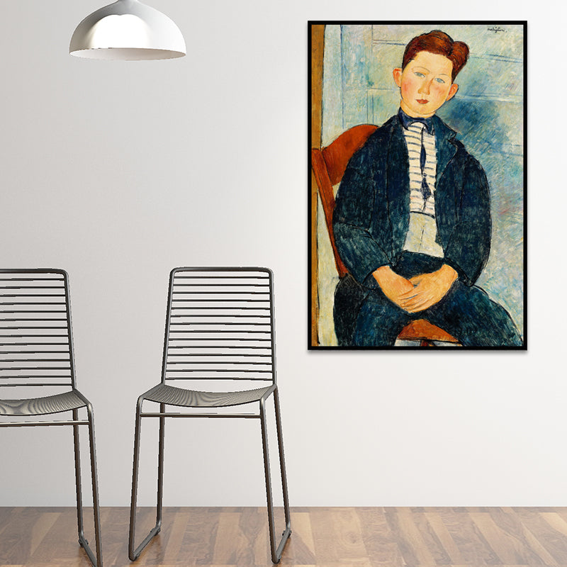 Oil Painting Portrait Canvas Textured Traditional Living Room Wall Art in Dark Color Clearhalo 'Art Gallery' 'Canvas Art' 'Traditional' Arts' 1652375
