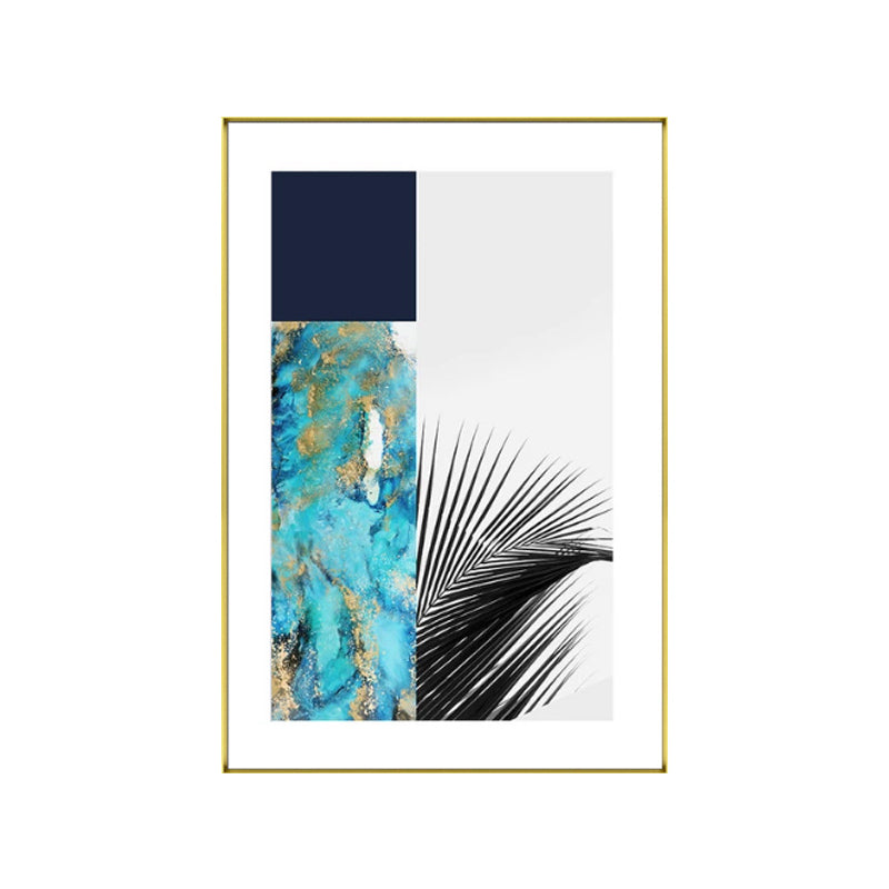 Multicolored Abstract Canvas Leaf Print Tropical Textured Wall Art for Home Clearhalo 'Art Gallery' 'Canvas Art' 'Coastal Art Gallery' 'Tropical' Arts' 1654080