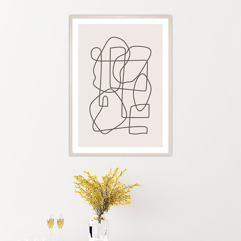 Line Pattern Wall Decor Minimalism Style Textured Bedroom Canvas, Multiple Sizes Clearhalo 'Art Gallery' 'Canvas Art' 'Contemporary Art Gallery' 'Contemporary Art' 'Minimalism' 'Minimalist Art Gallery' 'Scandinavian' Arts' 1655681
