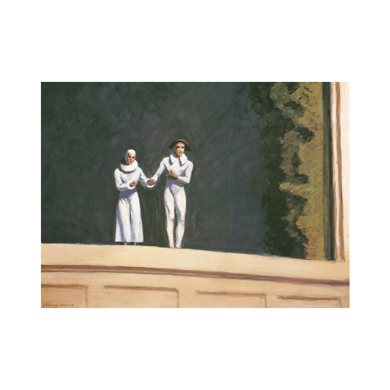Building and Trees Painting in Light Color Traditional Style Wall Art for Playroom Clearhalo 'Art Gallery' 'Canvas Art' 'Traditional' Arts' 1656201
