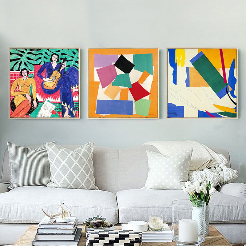 Canvas Green Art Print Fauvism Henri Matisse Abstract Painting Wall Decor for Room