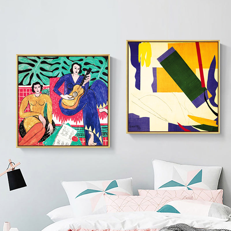 Canvas Green Art Print Fauvism Henri Matisse Abstract Painting Wall Decor for Room