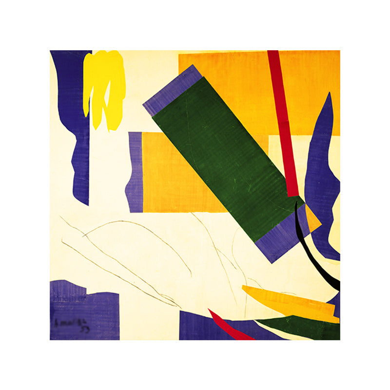 Canvas Green Art Print Fauvism Henri Matisse Abstract Painting Wall Decor for Room