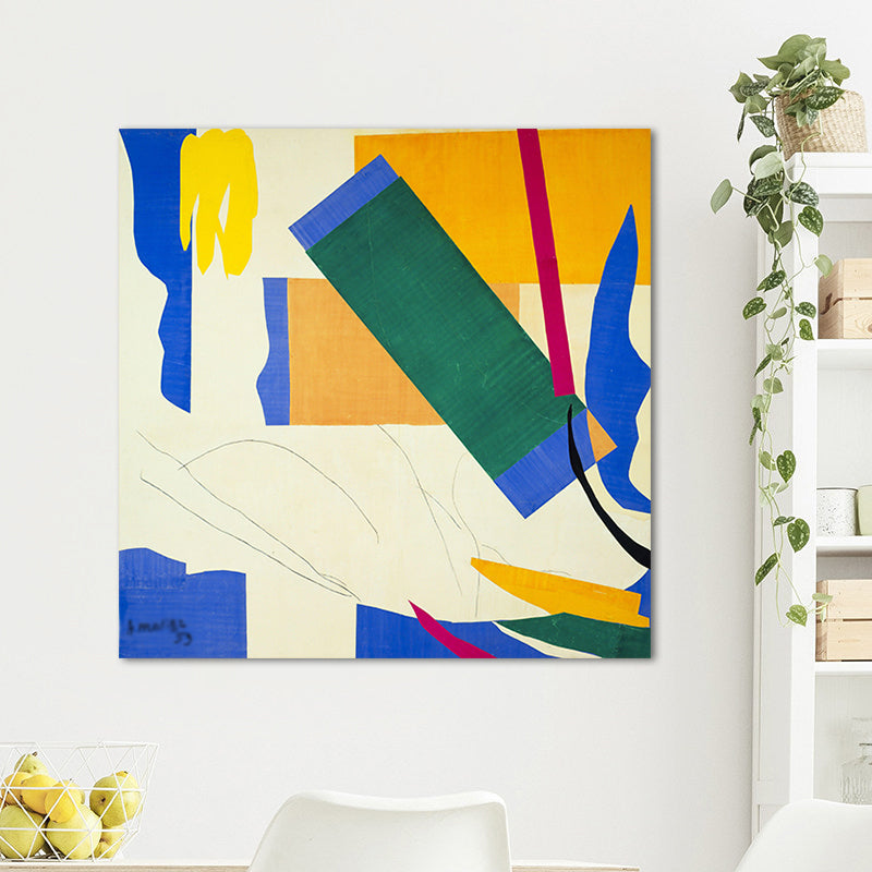 Canvas Green Art Print Fauvism Henri Matisse Abstract Painting Wall Decor for Room