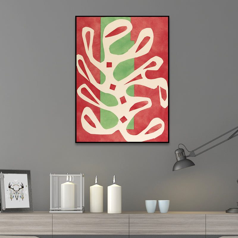 Abstract Pattern Wall Decor Pastel Color Canvas Art Prints Textured for Living Room - Clearhalo - 'Arts' - 'Canvas Art' - 1657221