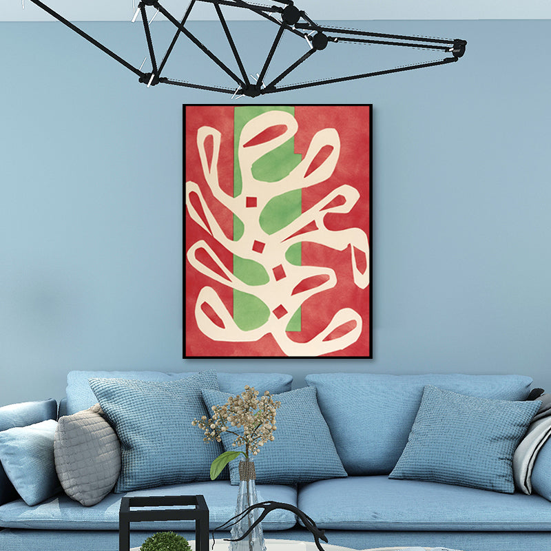 Abstract Pattern Wall Decor Pastel Color Canvas Art Prints Textured for Living Room - Clearhalo - 'Arts' - 'Canvas Art' - 1657222