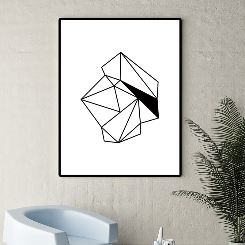 Canvas Textured Wall Decor Minimalism Geometric Pattern Art, Multiple Sizes Options White Clearhalo 'Art Gallery' 'Canvas Art' 'Contemporary Art Gallery' 'Contemporary Art' 'Minimalism' 'Minimalist Art Gallery' 'Scandinavian' Arts' 1658423