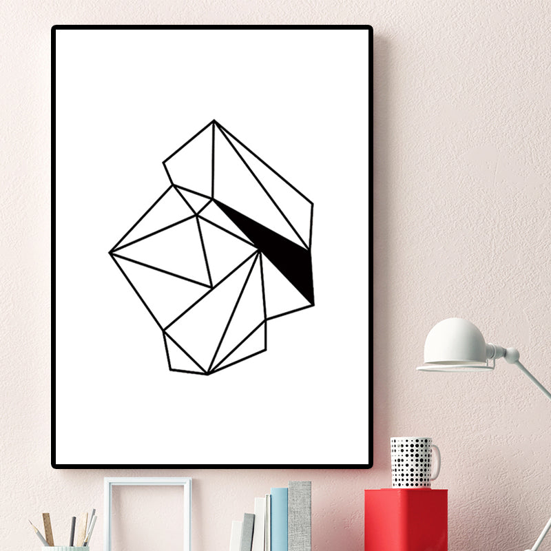 Canvas Textured Wall Decor Minimalism Geometric Pattern Art, Multiple Sizes Options Clearhalo 'Art Gallery' 'Canvas Art' 'Contemporary Art Gallery' 'Contemporary Art' 'Minimalism' 'Minimalist Art Gallery' 'Scandinavian' Arts' 1658425