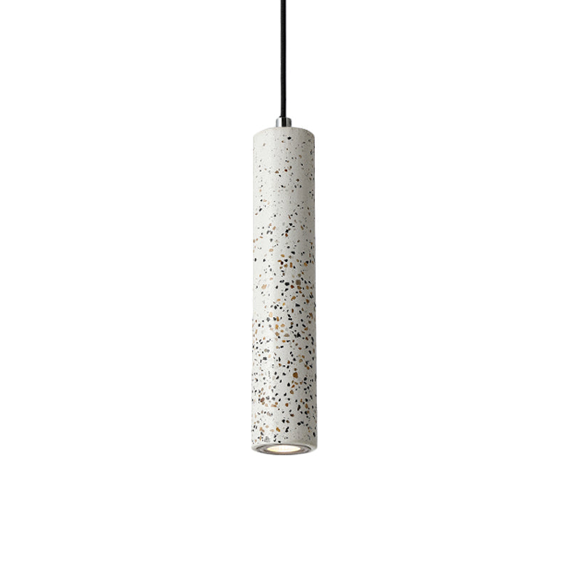 Concrete Tube Pendant Lighting Nordic 1 Light Black/White/Yellow Suspension Light Clearhalo 'Ceiling Lights' 'Modern Pendants' 'Modern' 'Pendant Lights' 'Pendants' Lighting' 168377