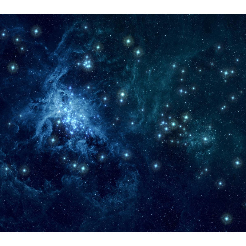 Extra Large Constellations Wall Mural Blue Non-Woven Wall Decor for Playroom, Custom Clearhalo 'Wall Decor' 'Wall Mural' 1688936