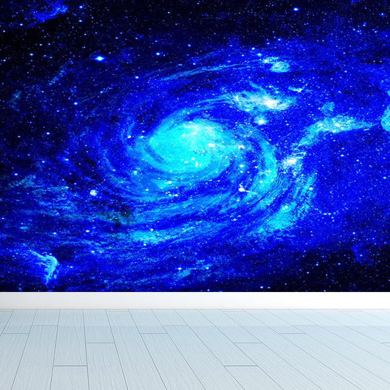 Modern Constellations Scene Wall Mural Non-Woven Waterproof Dark Blue Wall Art for Bedroom Dark Blue Design 2 Clearhalo 'Wall Decor' 'Wall Mural' 1688978