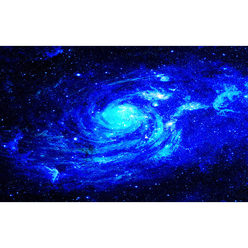 Modern Constellations Scene Wall Mural Non-Woven Waterproof Dark Blue Wall Art for Bedroom Clearhalo 'Wall Decor' 'Wall Mural' 1688981