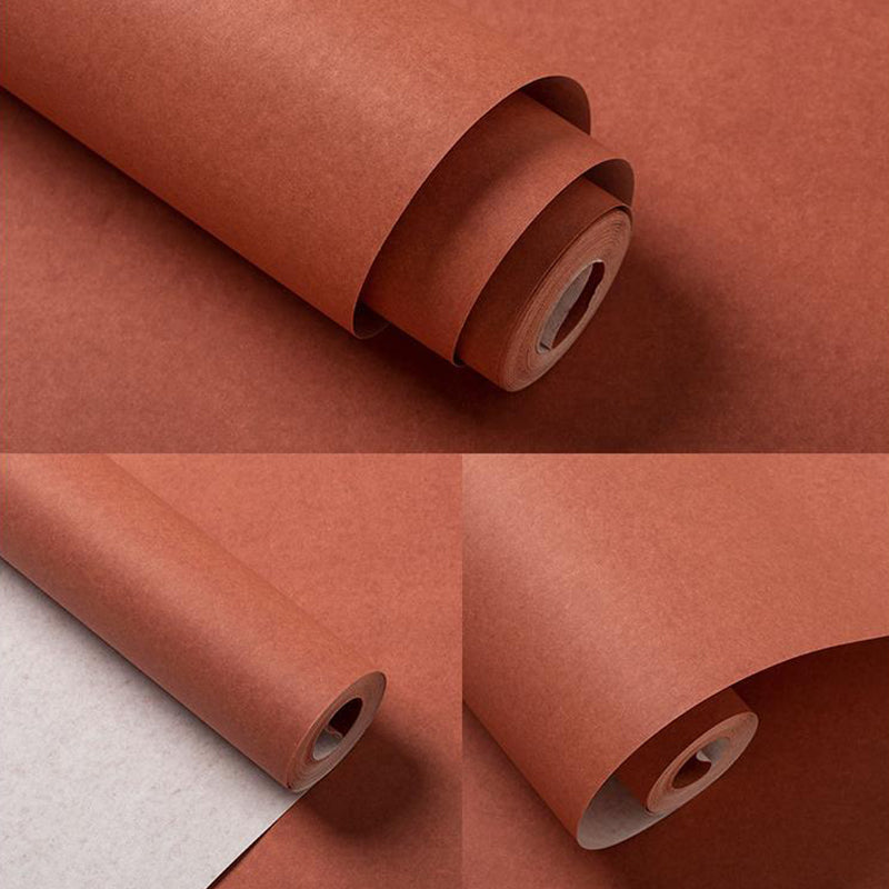 Dark Color Plain Wallpaper Roll Stain Resistant Simplicity Family Room Wall Decor Clearhalo 'Modern wall decor' 'Modern' 'Wallpaper' Wall Decor' 1689101