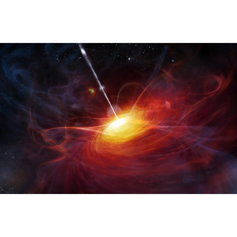 Dark Color Contemporary Wall Mural Huge Black Hole Wall Covering for Living Room Clearhalo 'Wall Decor' 'Wall Mural' 1689748