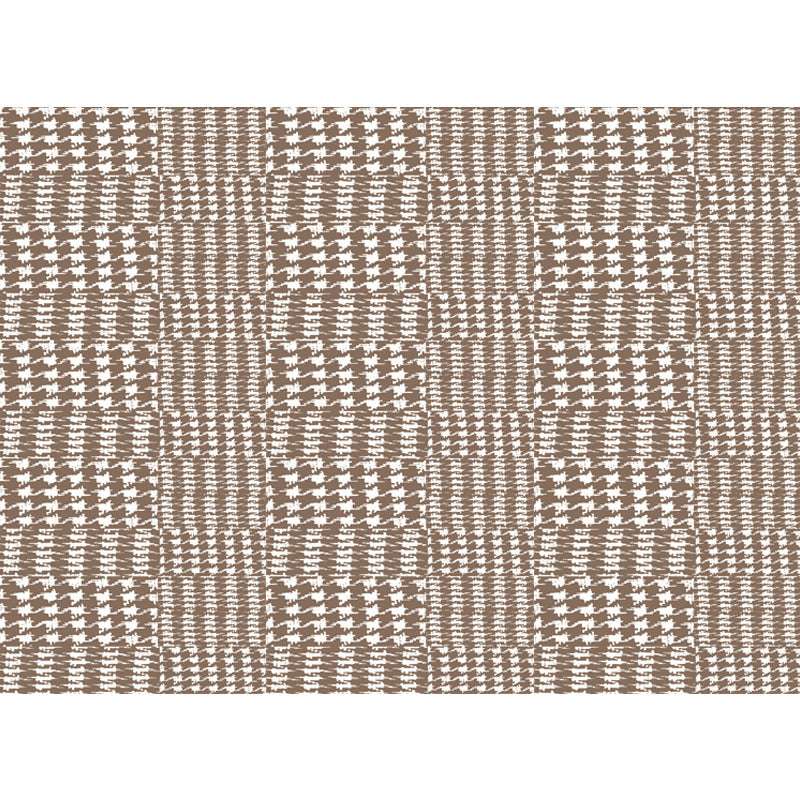 Novelty Modern Rug in Brown Houndstooth Pattern Rug Polyester Non-Slip Backing Carpet for Home Decoration Clearhalo 'Area Rug' 'Modern' 'Rugs' Rug' 1692640