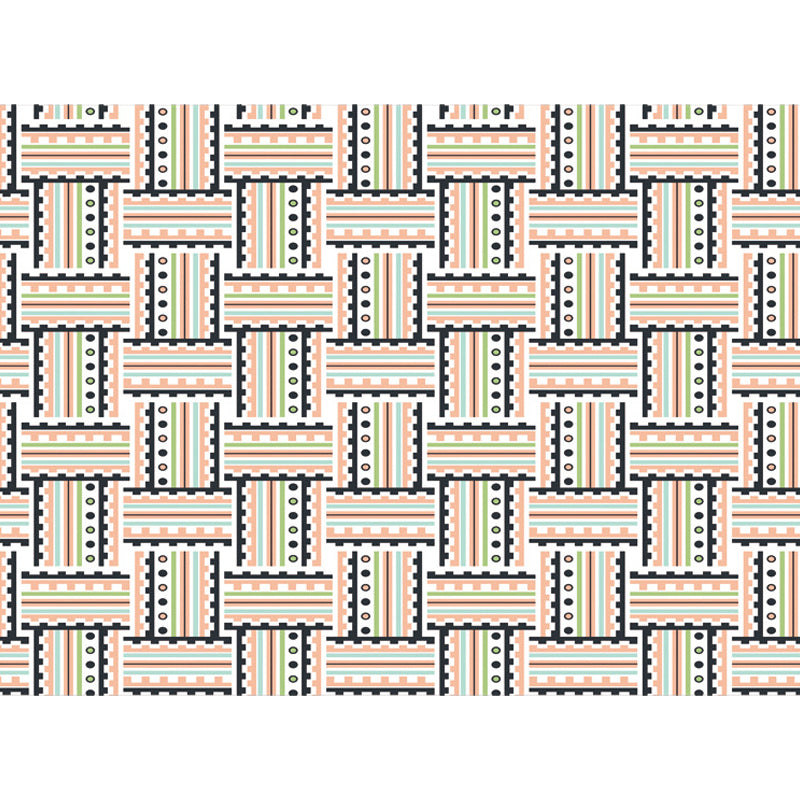 Pink Bedroom Rug Modern Stripes Pattern Area Rug Polyester Washable Anti-Slip Backing Carpet Clearhalo 'Area Rug' 'Modern' 'Rugs' Rug' 1693018