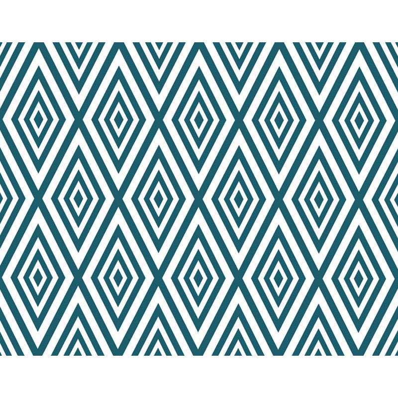 Modern Living Room Rug in Green Plaid Diamond Print Rug Polyester Anti-Slip Backing Area Rug Clearhalo 'Area Rug' 'Modern' 'Rugs' Rug' 1693083