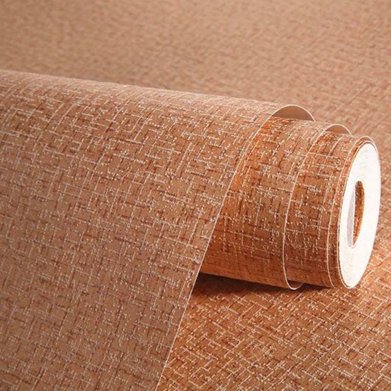 Unpatterned Wallpaper Minimalist Popular Solid Wall Art in Pastel Color, 57.1-Sq ft Dark Khaki 1 Set Clearhalo 'Modern wall decor' 'Modern' 'Wallpaper' Wall Decor' 1698087