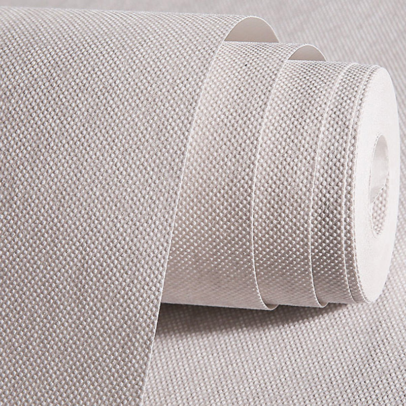Minimalism Wallpaper Roll Soft Color Solid Wall Decor for Living Room, 31' x 20.5" Grey 1 Set Clearhalo 'Modern wall decor' 'Modern' 'Wallpaper' Wall Decor' 1698767