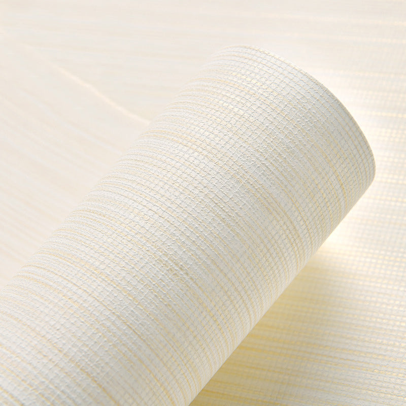 Grass Cloth Pastel Wallpaper Contemporary Solid Color Wall Covering, 31' x 20.5" White 1 Set Clearhalo 'Modern wall decor' 'Modern' 'Wallpaper' Wall Decor' 1699239