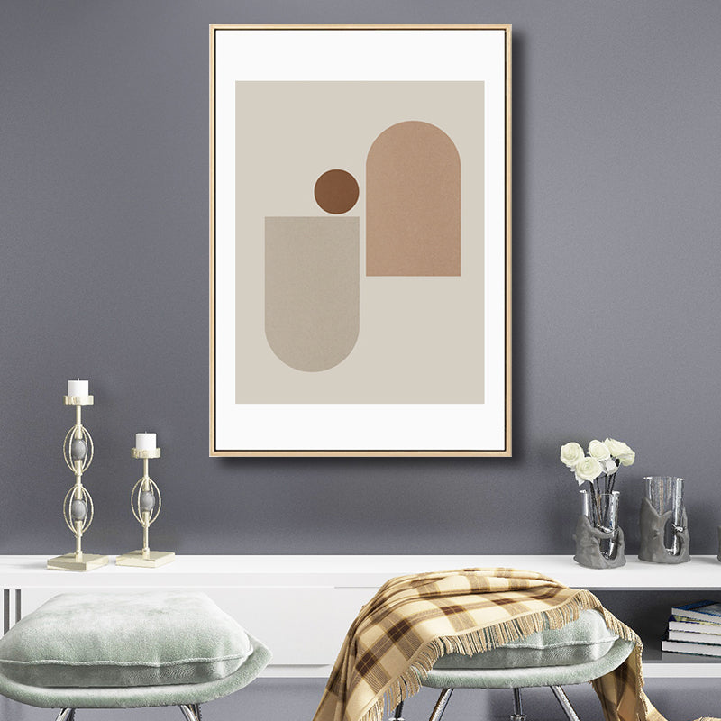 Abstract Painting Pastel Color Canvas Wall Decor Textured, Multiple Sizes Options - Clearhalo - 'Arts' - 'Canvas Art' - 1705330