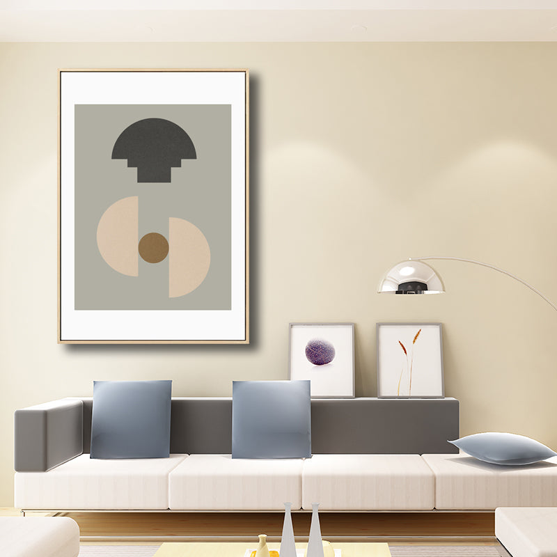 Abstract Painting Pastel Color Canvas Wall Decor Textured, Multiple Sizes Options - Clearhalo - 'Arts' - 'Canvas Art' - 1705337