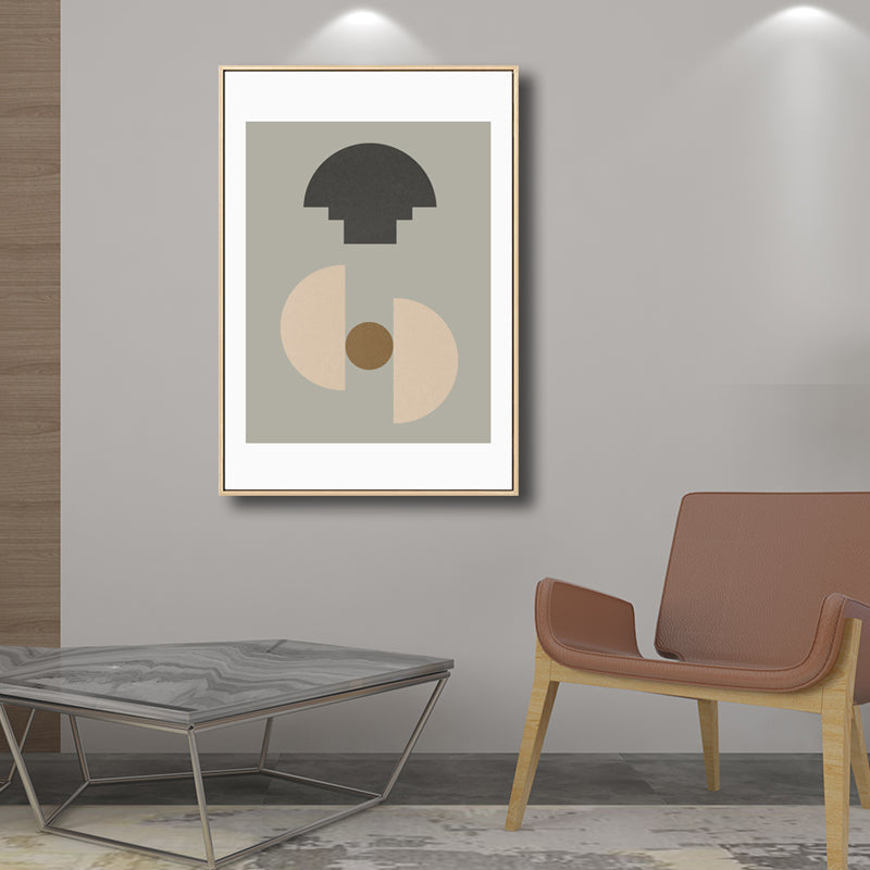 Abstract Painting Pastel Color Canvas Wall Decor Textured, Multiple Sizes Options - Clearhalo - 'Arts' - 'Canvas Art' - 1705338