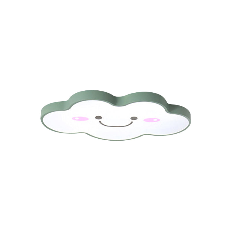 Kids Bedroom Smiling Cloud Ceiling Mount Light Acrylic Nordic Style Ceiling Fixture Clearhalo 'Ceiling Lights' 'Close To Ceiling Lights' 'Close to ceiling' 'Flush mount' Lighting' 170602