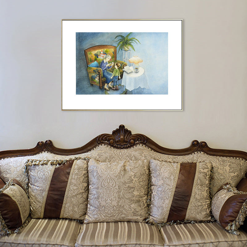 Childhood Memory Canvas Wall Art Textured Kids Style House Interior Wall Decoration Clearhalo 'Art Gallery' 'Canvas Art' 'Kids' Arts' 1706670