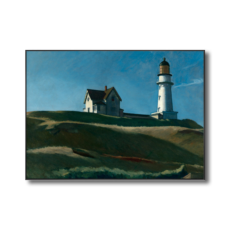 Europe Village Landscape Canvas Art Textured Rustic Living Room Wall Decor in Soft Color Clearhalo 'Art Gallery' 'Canvas Art' 'Country Art Gallery' 'French Country' 'Rustic' Arts' 1707622
