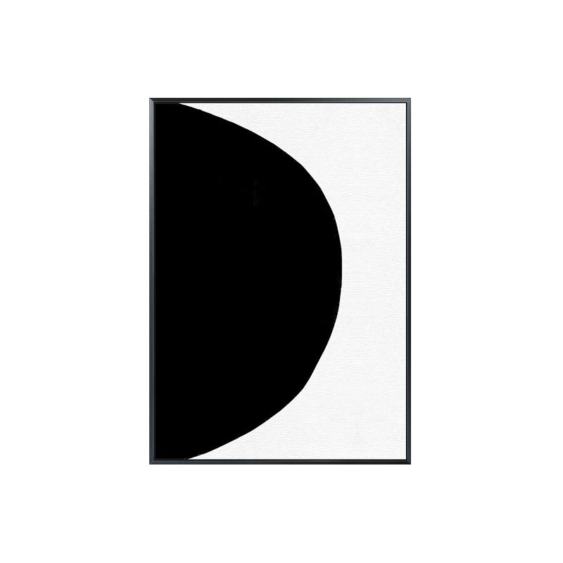 Canvas Textured Art Minimalism Style Semicircular Wall Decor, Multiple Sizes Available Clearhalo 'Art Gallery' 'Canvas Art' 'Contemporary Art Gallery' 'Contemporary Art' 'Minimalism' 'Minimalist Art Gallery' 'Scandinavian' Arts' 1708144
