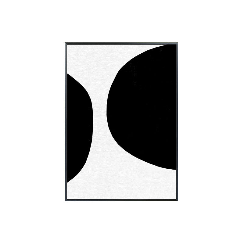 Canvas Textured Art Minimalism Style Semicircular Wall Decor, Multiple Sizes Available Clearhalo 'Art Gallery' 'Canvas Art' 'Contemporary Art Gallery' 'Contemporary Art' 'Minimalism' 'Minimalist Art Gallery' 'Scandinavian' Arts' 1708155