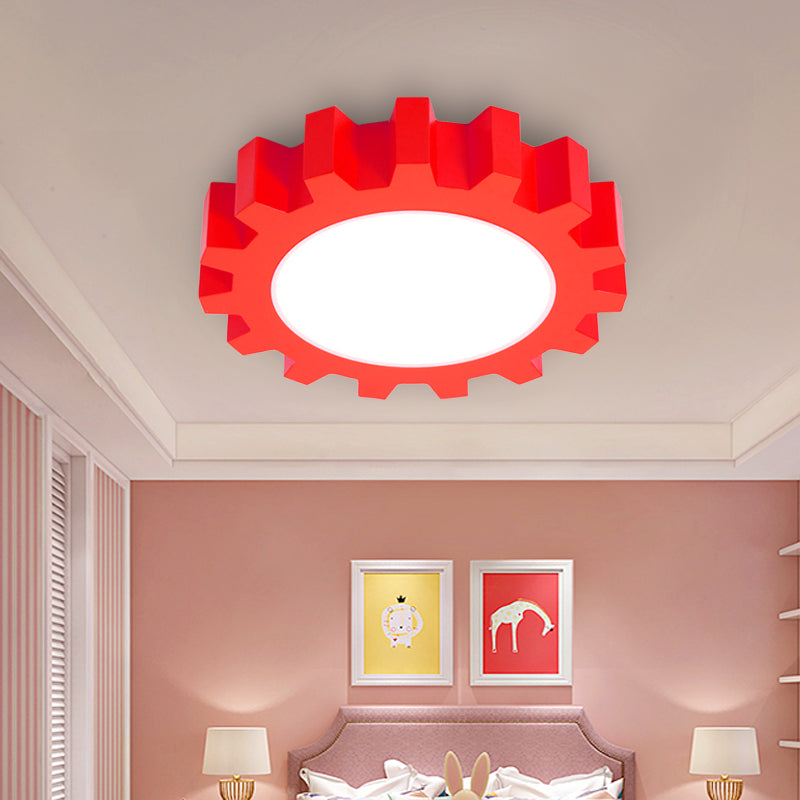 Metal Gear Ceiling Mount Light Cartoon LED Ceiling Light for Kindergarten Clearhalo 'Ceiling Lights' 'Close To Ceiling Lights' 'Close to ceiling' 'Flush mount' Lighting' 170899