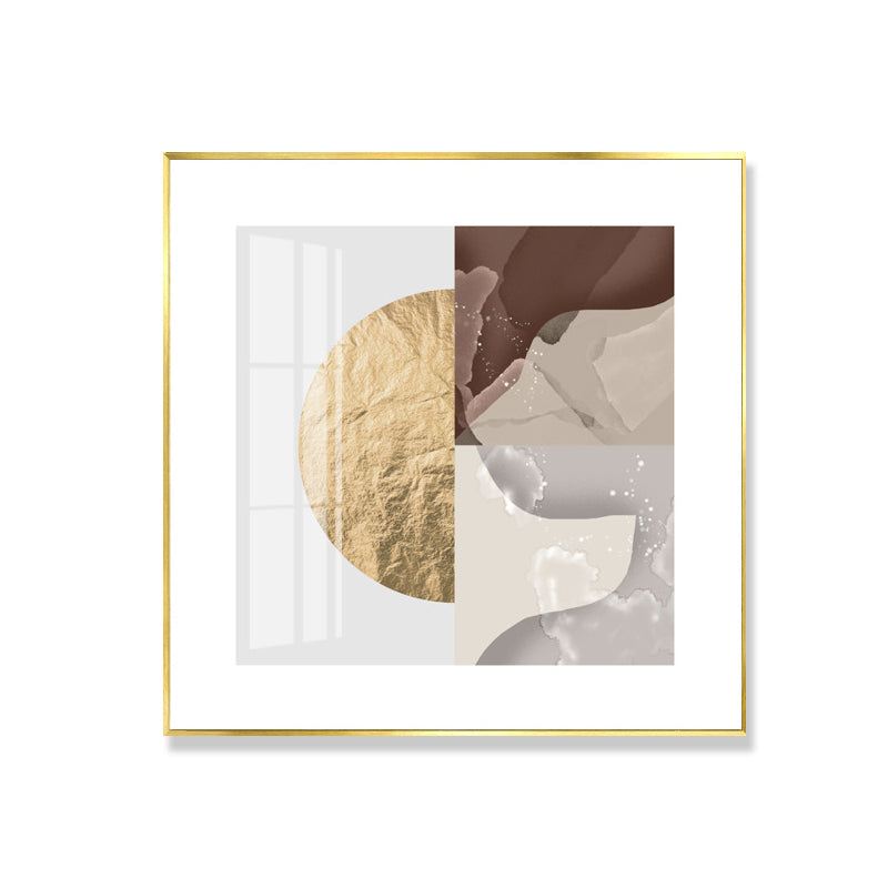Modern Style Abstract Pattern Canvas Brown Bedroom Wall Art, Multiple Sizes Options Clearhalo 'Art Gallery' 'Canvas Art' 'Contemporary Art Gallery' 'Modern' Arts' 1709488