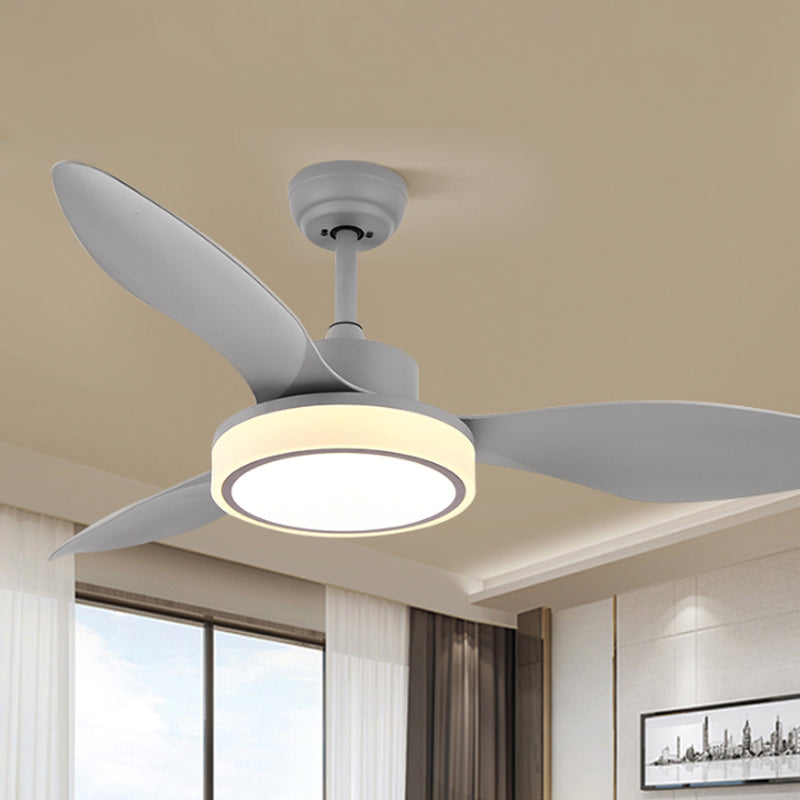 Rustic Circle Semi Flush Light Fixture 48