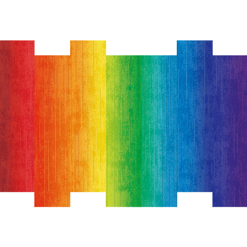Simple Novelty Irregular Rug Colorful Ombre Rainbow Pattern Rug Polyester Non-Slip Carpet for Home Decor Clearhalo 'Area Rug' 'Rug' 1715479