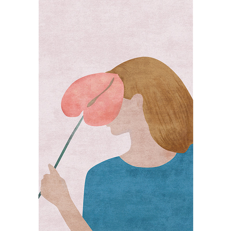 Novelty Character Pattern Rug Multicolor Polyester Rug Non-Slip Backing Pet Friendly Carpet for Living Room Clearhalo 'Area Rug' 'Rug' 1715844