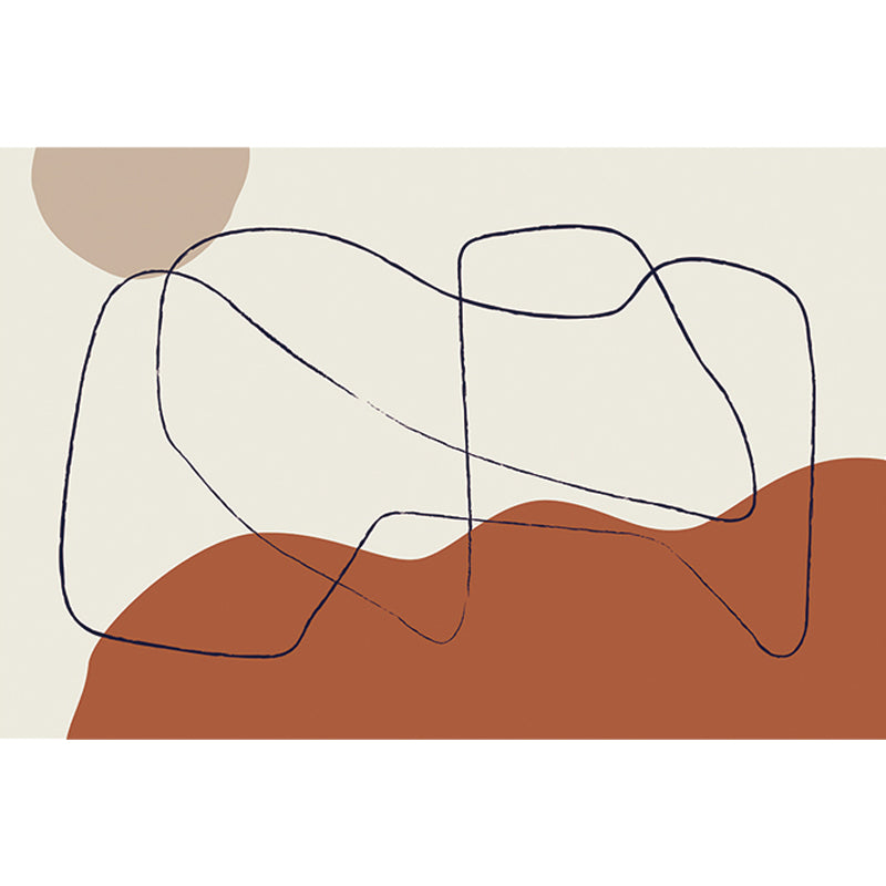 Multicolor Character Pattern Rug Polyester Casual Rug Pet Friendly Washable Carpet for Bedroom Clearhalo 'Area Rug' 'Rug' 1715913