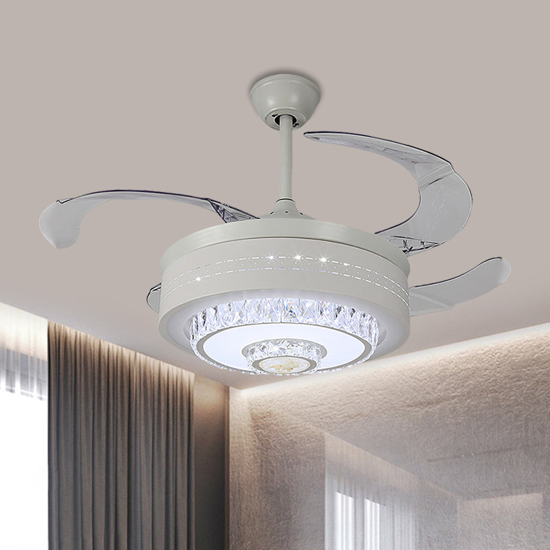Circular Semi Flush Lighting Modern Metal 19