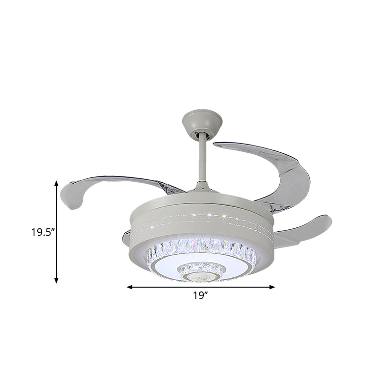 Circular Semi Flush Lighting Modern Metal 19