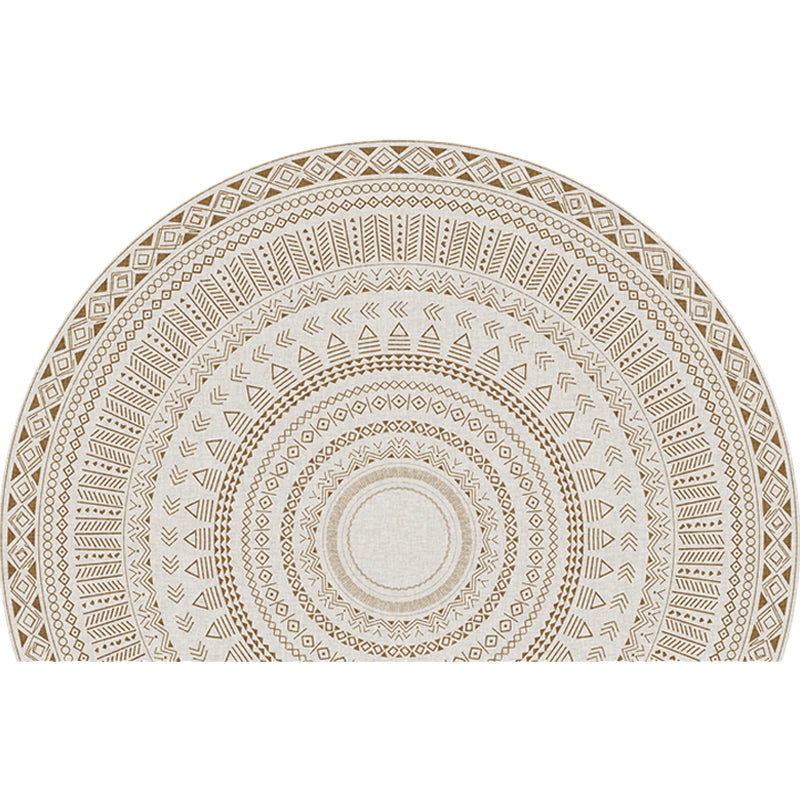 Moroccan Tribal Floral Pattern Rug Multicolor Polyester Rug Washable Pet Friendly Non-Slip Area Rug for Living Room Clearhalo 'Area Rug' 'Moroccan' 'Rugs' Rug' 1726075