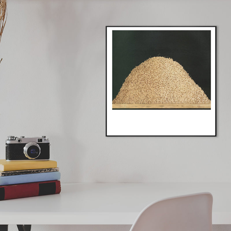 Canvas Textured Wall Decor Scandinavian Stacked Cherries Painting, Multiple Sizes Clearhalo 'Arts' 'Canvas Art' 1727254