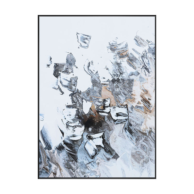 Canvas Textured Painting Modern Style Abstract Pattern Wall Art Decor, Multiple Sizes Clearhalo 'Art Gallery' 'Canvas Art' 'Contemporary Art Gallery' 'Modern' Arts' 1727605