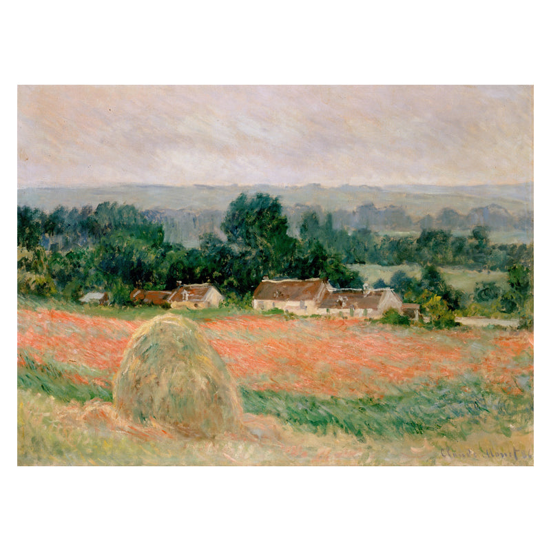 Botanic Garden Wall Decor Impressionism Textured Bedroom Canvas, Multiple Size Options Clearhalo 'Arts' 'Canvas Art' 1728369